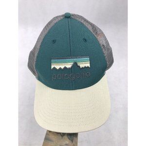 Patagonia Line Logo Lopro Trucker Hat Fatigue Green 2015 SKU 19